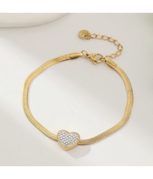 Factory Pricing Jewelry Butterfly Heart Clover Shape Stainless Steel Bracelet Bangles For Women